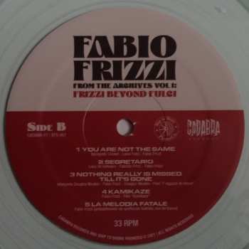 LP Fabio Frizzi: From The Archives Vol 1: Frizzi Beyond Fulci CLR | LTD