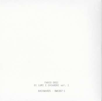 4CD/Box Set Fabio Orsi: Di Lumi E Chiarori LTD