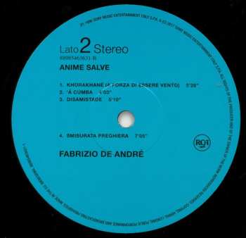 3LP/Box Set Fabrizio De André: Anime Salve Legacy Edition