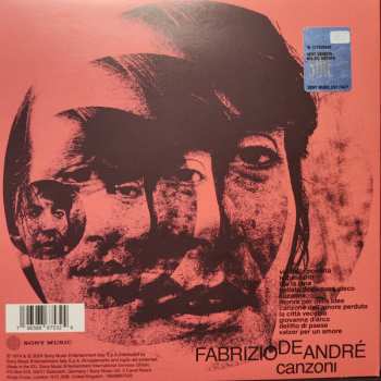 CD Fabrizio De André: Canzoni