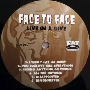 LP Face To Face: Live In A Dive