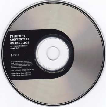 CD Fairport Convention: On The Ledge (35th Anniversary Concert)