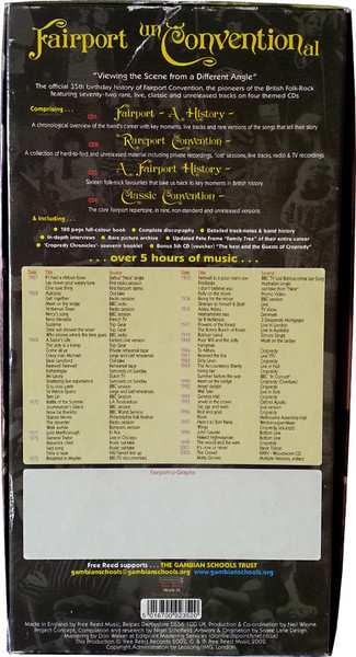 4CD/Box Set Fairport Convention: Fairport Unconventional