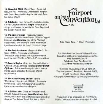 4CD/Box Set Fairport Convention: Fairport Unconventional