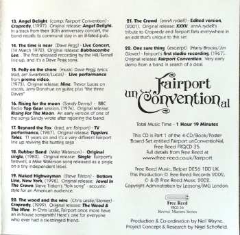 4CD/Box Set Fairport Convention: Fairport Unconventional