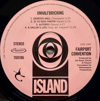 LP Fairport Convention: Unhalfbricking LTD