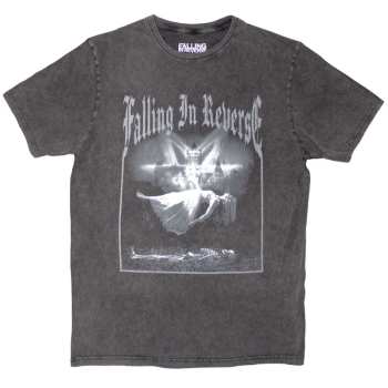 Merch Falling In Reverse: Stone Wash Tričko Floating