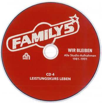 5CD/Box Set Family 5: Wir Bleiben - Alle Studio-Aufnahmen 1981-1991 LTD | NUM