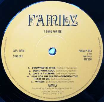 LP Family: A Song For Me LTD