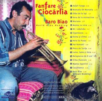 CD Fanfare Ciocărlia: Baro Biao: World Wide Wedding