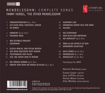 CD Fanny Mendelssohn Hensel: Fanny Hensel, 'The Other Mendelssohn'