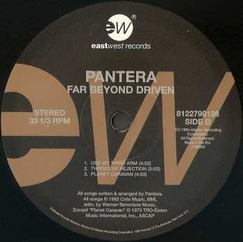 2LP Pantera: Far Beyond Driven