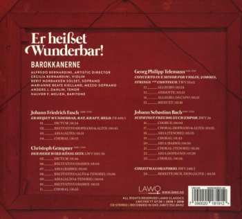 CD Johann Sebastian Bach: Er Heißet Wunderbar! DIGI