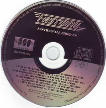CD Fastway: Fastway / All Fired Up