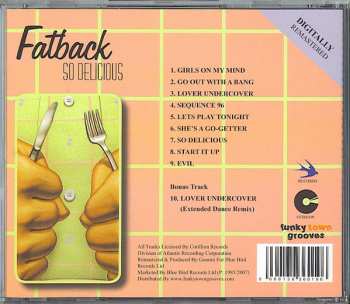 CD The Fatback Band: So Delicious