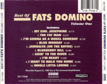 CD Fats Domino: Best Of Fats Domino Volume 1 ● Live