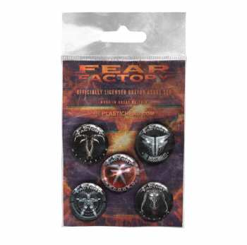 Merch Fear Factory: Súprava Odznakov Albums 2010-2021 Button Badge Set