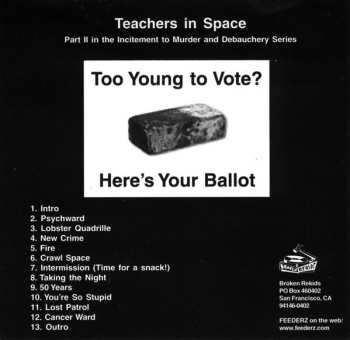 CD Feederz: Teachers In Space