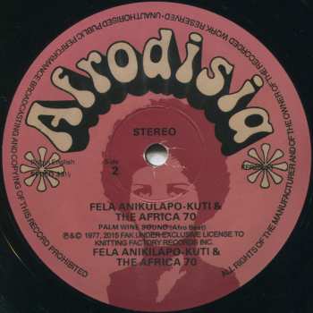 LP Fela Kuti: Fear Not For Man