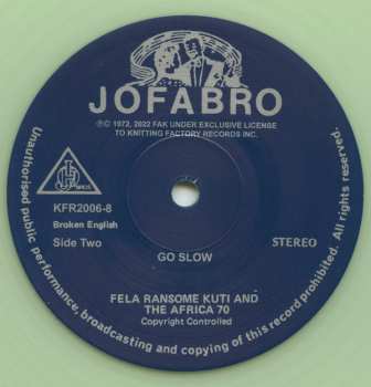 2LP Fela Kuti: Music Of Fela - Roforofo Fight CLR | LTD