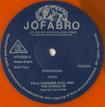 2LP Fela Kuti: Music Of Fela - Roforofo Fight CLR | LTD