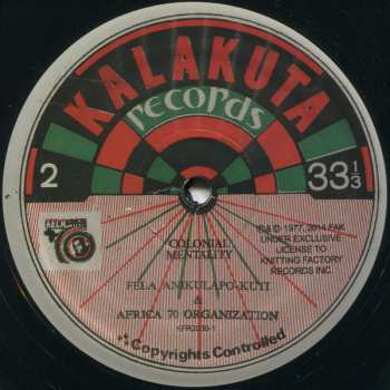 LP Fela Kuti: Sorrow, Tears & Blood