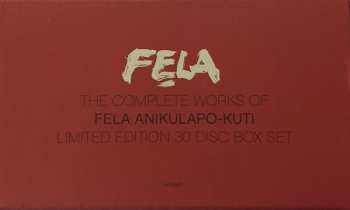 29CD/DVD/Box Set Fela Kuti: The Complete Works Of Fela Anikulapo-Kuti DLX | LTD