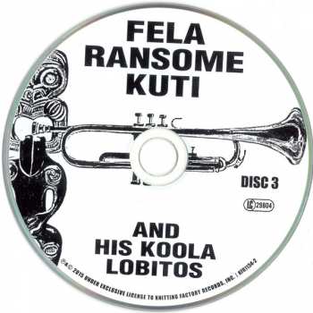 3CD Fela Ransome Kuti & His Koola Lobitos: Fela Ransome Kuti And His Koola Lobitos
