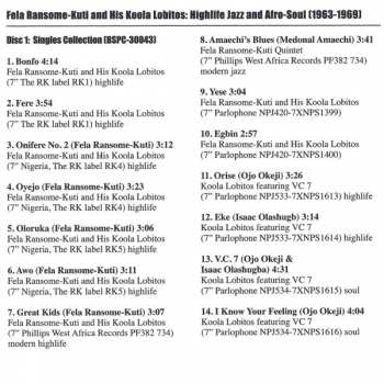 3CD Fela Ransome Kuti & His Koola Lobitos: Fela Ransome Kuti And His Koola Lobitos