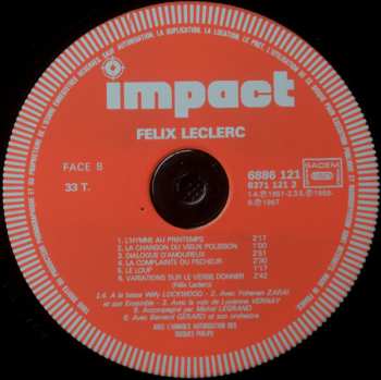 LP FÉlix Leclerc: Félix Leclerc