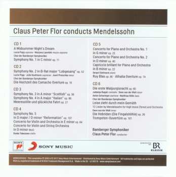 6CD/Box Set Felix Mendelssohn-Bartholdy: Claus-Peter Flor Conducts Mendelssohn