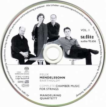 SACD Felix Mendelssohn-Bartholdy: Complete Chamber Music For Strings Vol. I
