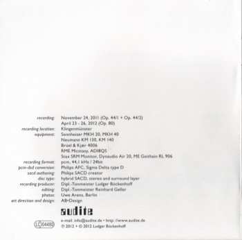 SACD Felix Mendelssohn-Bartholdy: Complete Chamber Music For Strings Vol. II
