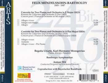 CD Felix Mendelssohn-Bartholdy: Concertos For 2 Pianos And Orchestra