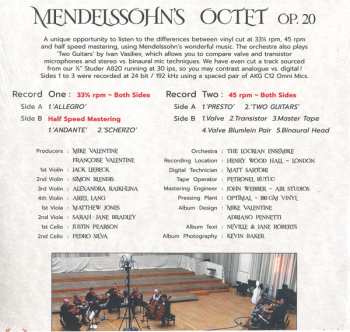 2LP Felix Mendelssohn-Bartholdy: Mendelssohn´s Octet Op.20