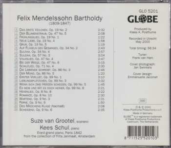 CD Felix Mendelssohn-Bartholdy: Lieder Recital - 23 Songs