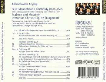 CD Felix Mendelssohn-Bartholdy: Psalmen Und Motetten, Oratorium Christus Op. 97