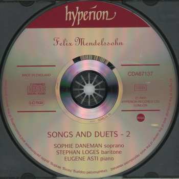 CD Felix Mendelssohn-Bartholdy: Songs And Duets - 2