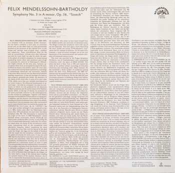 LP Felix Mendelssohn-Bartholdy: Symphony No. 3 In A Minor "Scotch"