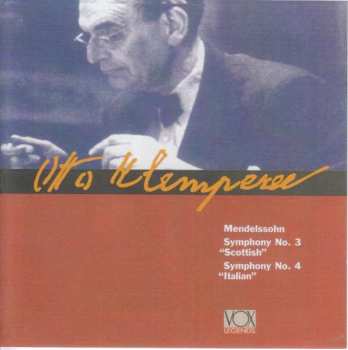 CD Otto Klemperer: Symphony No. 3 "Scottish" / Symphony No. 4 "Italian"