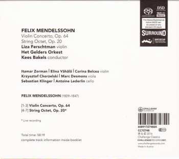 SACD Felix Mendelssohn-Bartholdy: Violin Concerto, Op. 64 | String Octet, Op. 20