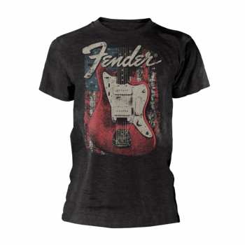 Merch Fender: Tričko Distressed Guitar (jazzmaster)