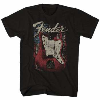 Merch Fender: Tričko Distressed Guitar 