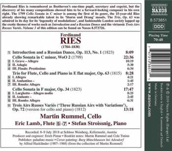 CD Martin Rummel: Complete Works For Cello • 2