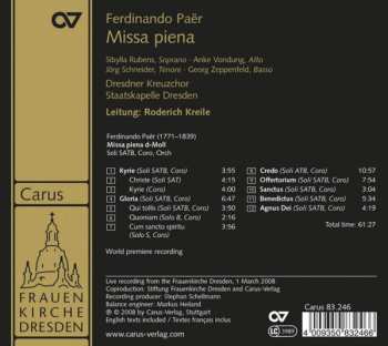 CD Staatskapelle Dresden: Missa Piena