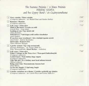 CD Ifj. Sánta Ferenc És Cigányzenekara: The Famous Prímás - A Híres Prímás