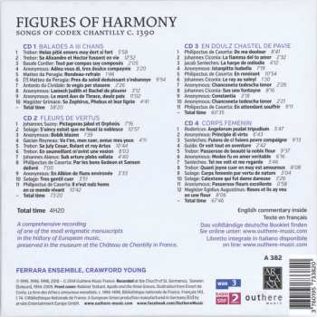 4CD/Box Set Ferrara Ensemble: Figures Of Harmony (Songs Of Codex Chantilly C. 1390)