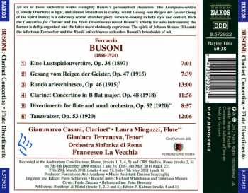 CD Ferruccio Busoni: Clarinet Concerto / Flute Divertimento