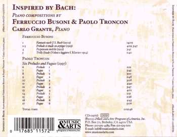 CD Ferruccio Busoni: Inspired By Bach: Works For Piano