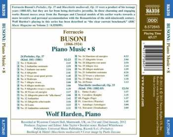 CD Ferruccio Busoni: Piano Music • 8